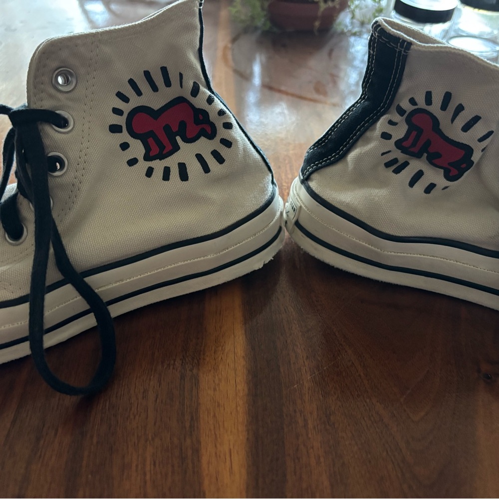 🎨 Converse x Keith Haring Hi Tops 👟 Radiant Baby | Men’s Size 6.5